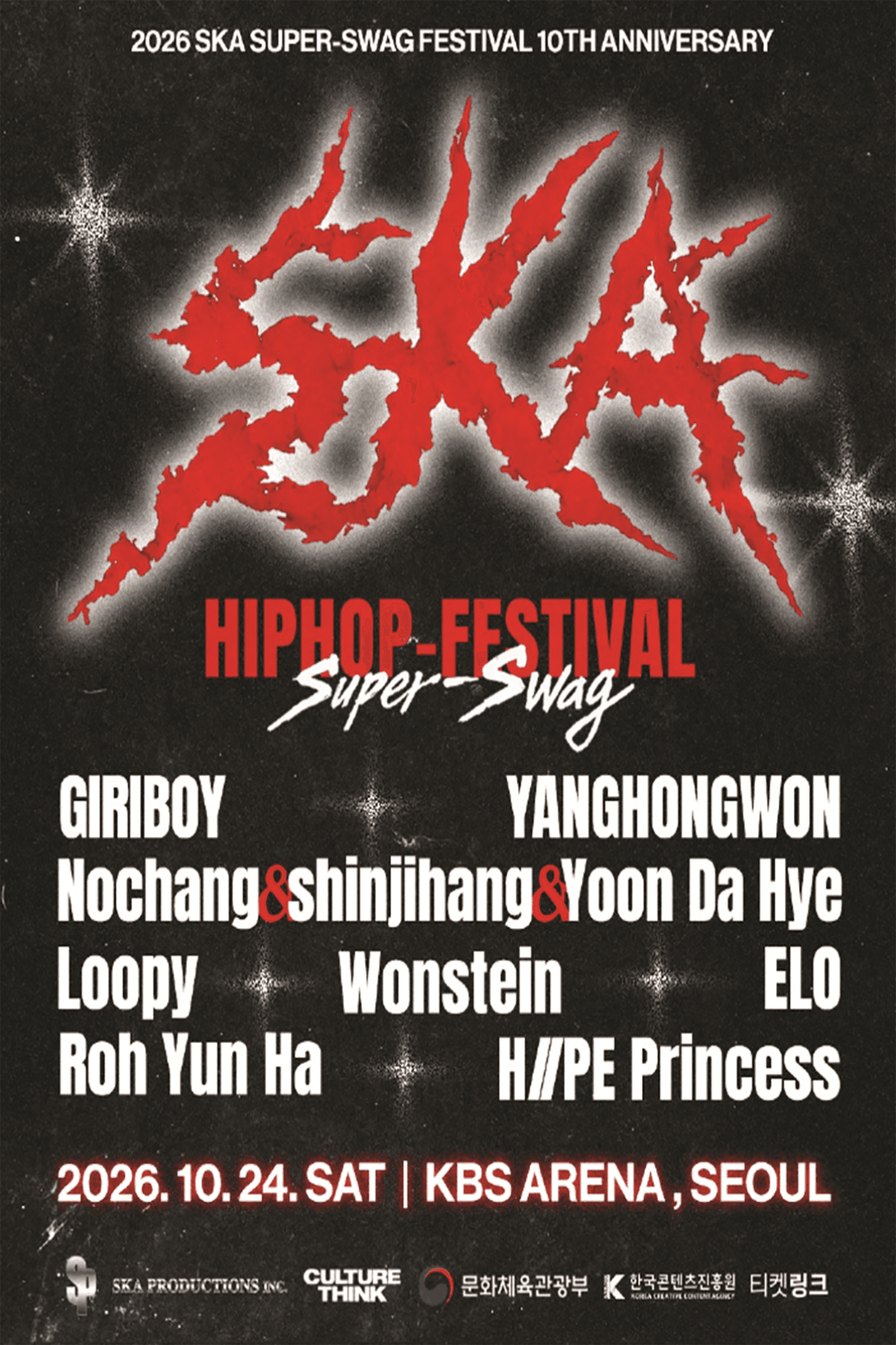SKA SUPER SWAG FESTIVAL 2027 poster